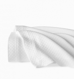 SFERRA Rombo White Twin Coverlet