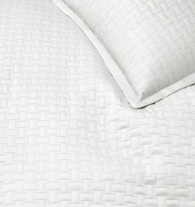SFERRA Sampietrini White King Quilt
