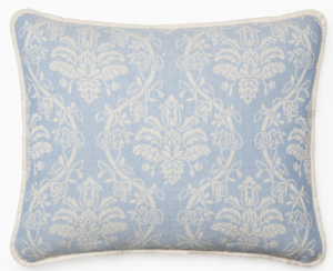 SFERRA Isabella Ivory/Sea Jacquard King  Sham 21X36