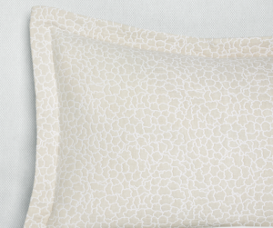 SFERRA Aurelia White/Sand Boudoir Sham 12X16