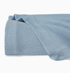Sferra Cobblestones Sea Textured King Coverlet 114X100