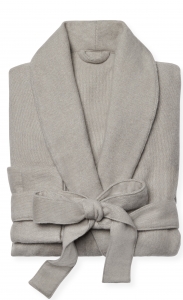 Sferra Sardinia Cashmere Robe Grey