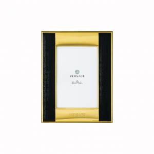 Versace VHF10 Gold-Black Picture Frame - 4 x 6