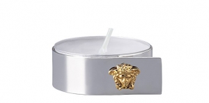 Versace Medusa Tea Light Silver- Gold - Set 2