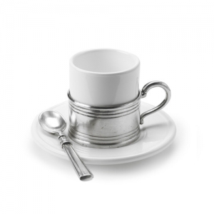 Match Espresso Cup W/Ceramic Saucer