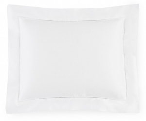 Sferra Giotto White Continental Sham - 26 X 26