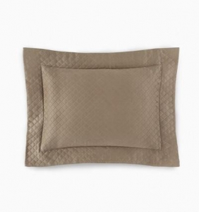 Sferra Bari Taupe Continental Sham - 26 X 26