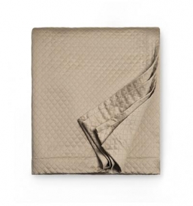 Sferra Bari Taupe Full/Queen Blanket Cover - 96 X 100
