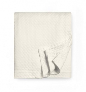 Sferra Bari Ivory Twin Blanket Cover - 75 X 95