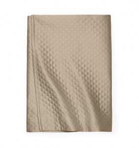 Sferra Bari Taupe Twin Dust Ruffle - 39 X 75 X 21