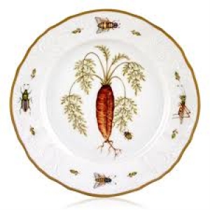 Anna Weatherely Antique Vegetables Carrot Salad Plate