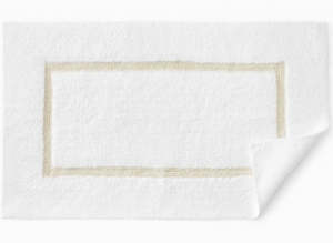 SFERRA Lindo Bath Rug White/Bisque - 20X31"