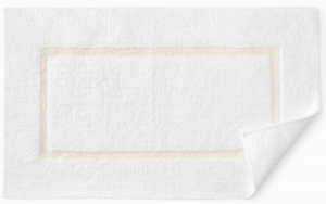 SFERRA Lindo Bath Rug White/Ivory - 20X31"