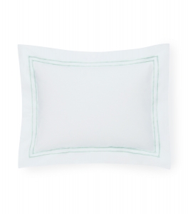 Sferra Grande Hotel White / Mist Boudoir Sham 12X16