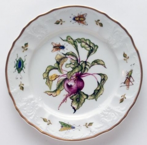Anna Weatherely Antique Vegetables Beet Salad Plate