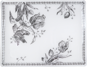 Gien Tulipes Acrylic Serving Tray - Large