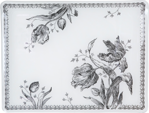 Gien Tulipes Acrylic Serving Tray - Small