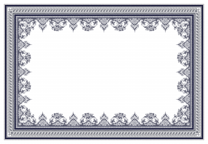 Gien Les Depareillees Bleu Rectangular Tablecloth - 98.5 x 67