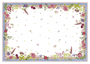 Gien Millefleurs Rectangular Tablecloth - 98.5 x 67