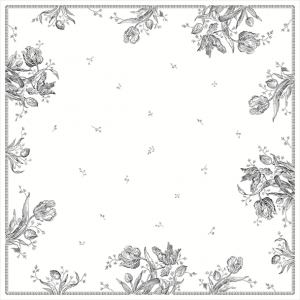 Gien Tulipes Tablecloth - 67" Square