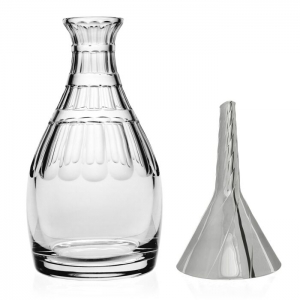 William Yeoward Ella Carafe & Nickel Plate Funnel Set