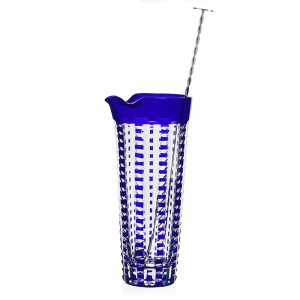 William Yeoward Lulu Sapphire Martini Mixer & Stirrer