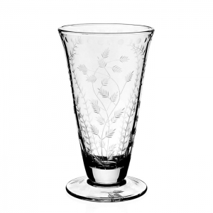 William Yeoward Crystal Fern Footed Vase - 10"