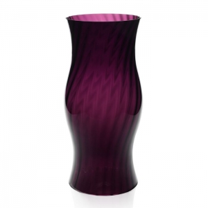 William Yeoward Country Amethyst Hurricane Shade - 20"