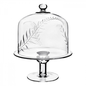 William Yeoward Jasmine Cake Dome & Stand - 12.5"
