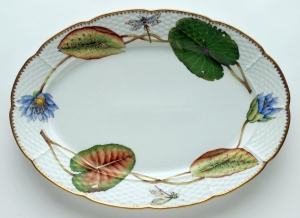 Anna Weatherley Seascape Waterlily Oval Platter