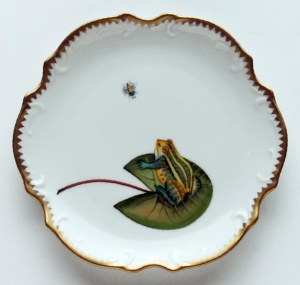 Anna Weatherley Frog On Lily Pad Bread & Butter Plate