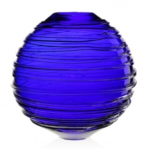 William Yeoward Miranda Globe Vase /Oceean Blue - 11"