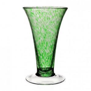 William Yeoward Vanessa Vase / 11" - Forest Green
