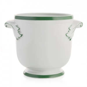 William Yeoward Mara Forest Green Cachepot - 6"