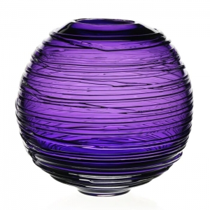 William Yeoward Miranda Globe Vase Amethyst - 9"