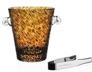 William Yeoward Vanessa Tortoise Ice Bucket & Tongs
