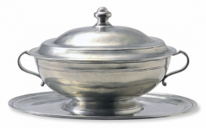Match Pewter Oval Tureen