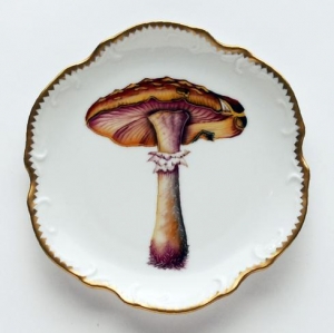 Anna Weatherley Forest Mushrooms Hors D'Oeuvre Plate  #2