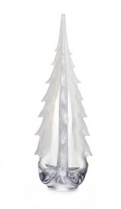 Simon Pearce Vermont Snowy Branches Evergreen Tree - 20"