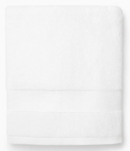 Sferra Bello Nuovo White Bath Sheet - 40X70