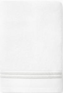 Sferra Aura Nuova White/Lunar Bath Towel - 30X60