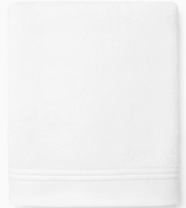 Sferra Aura Nuova White/White Bath Towel - 30X60