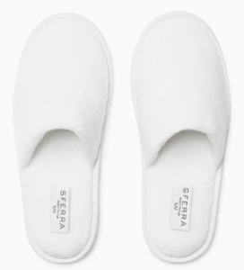 Sferra Cielo White Slipper - S/M