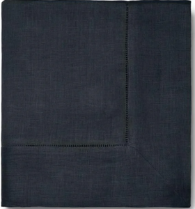 Sferra Festival - Black Round Tablecloth - 90"