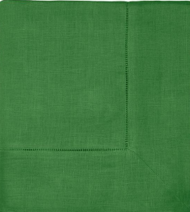 Sferra Festival - Emerald Round Tablecloth - 90"