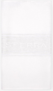 SFERRA Parma Kitchen Towel - White / White - Set2