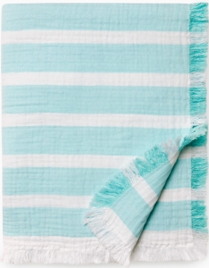 SFERRA Merlata Clearwater Beach Blanket - 70" Square