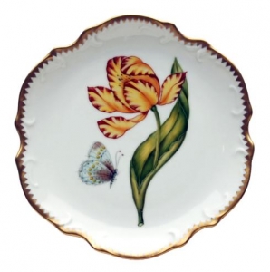 Anna Weatherley Old Master Tulips Bread & Butter - Yellow/Red