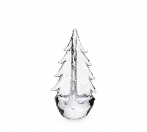 Simon Pearce Crackle Evergreen Tree - 8"