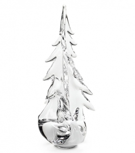 Simon Pearce Vermont Twist Evergreen Tree 14"